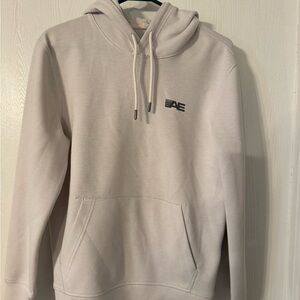 Men's American Eagle Outfitters Logo Pullover Hoodie - off white